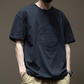 🧵 Loose Fit Men’s Short Sleeve T-Shirt with Pure Cotton — Soft, Breathable & Easy to Wear