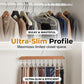🏆 Premium Quality Wooden Clip Hanger — Strong Load-Bearing, Anti-Rust Metal Clips