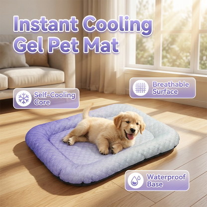 🌞 Summer Pet Cooling Mat — Waterproof, Scratch-Resistant & Perfect for Hot Days