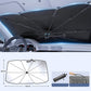 🌂 BENDABLE WINDSHIELD SUNSHADE UMBRELLA — 360° Adjustable Handle | UV & Heat Block | Compact Storage 🛡️