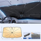 🌂 BENDABLE WINDSHIELD SUNSHADE UMBRELLA — 360° Adjustable Handle | UV & Heat Block | Compact Storage 🛡️
