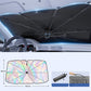 🌂 BENDABLE WINDSHIELD SUNSHADE UMBRELLA — 360° Adjustable Handle | UV & Heat Block | Compact Storage 🛡️