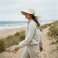 🌊 Cool & Breathable Summer Hat with Ponytail Hole — Moisture-Wicking Sweatband, Packable Design