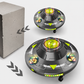 🛸 SMART ROTATING UFO BUBBLE MACHINE — 360° Auto-Rotation | Rechargeable | RGB Lights & Remote 🎉