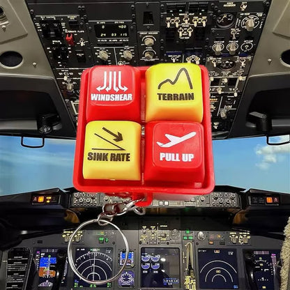 🛒 Official-Style Airbus Aural Warning Keyring — A Must-Have Souvenir for Every Aviation Lover