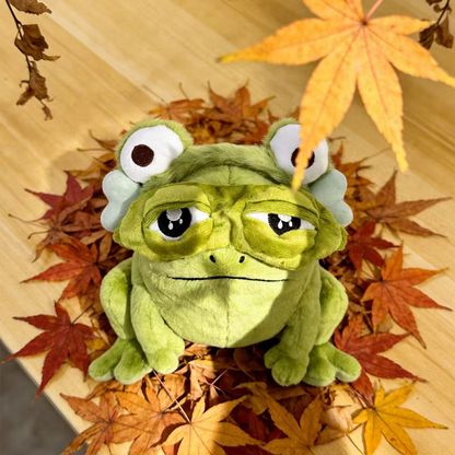😂 Sad Frog Sleep Mask with 3D Raised Eyes — A Cute, Comfy & Fun Way to Block Out the World