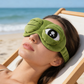 😂 Sad Frog Sleep Mask with 3D Raised Eyes — A Cute, Comfy & Fun Way to Block Out the World