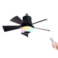 Smart Ceiling Fan with Light, RGB & Bluetooth Speaker