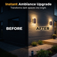 🌧️ Weatherproof Up & Down Solar Light — IP44 Rated, Built for UK Rainy Days and Winter