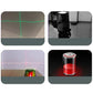 🔴 High-Precision Infrared Laser Level with 650nm Red Light — Bright Visible Lines, Accurate ±0.5mm/m for Professional Results