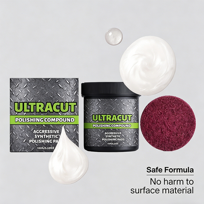 🔧 All-in-One Surface Restoration Polish with Applicator Pad — Removes Scratches & Swirls, Restores High Gloss
