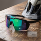 🚴 Cycling & Running Sunglasses with UV400 Protection — Wraparound Shield, Anti-Glare Lenses & Secure Grip for High-Intensity Sports
