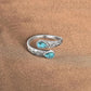 🌿 Versatile Open Ring with Delicate Zircon Sparkle