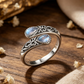 🌿 Versatile Open Ring with Delicate Zircon Sparkle