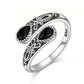 🌿 Versatile Open Ring with Delicate Zircon Sparkle