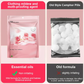 🎒 Multi-Purpose Floral Camphor Balls — Protect Clothes, Books & Shoes from Moths, Moisture & Odours