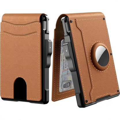 👛 Minimalist Slim Wallet with Money Clip — RFID Blocking Card Holder, Compact Pocket-Friendly Design