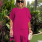 🏖️ Versatile Wide-Leg Pants Set with Irregular Top
