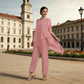 🏖️ Versatile Wide-Leg Pants Set with Irregular Top