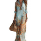 🌸Women's Elegant Retro Print Maxi Dress