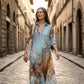 🌸Women's Elegant Retro Print Maxi Dress