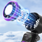 🧊 Handheld Cooling Fan with Ice Compress Plate