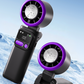 🧊 Handheld Cooling Fan with Ice Compress Plate