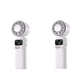 🧊 Handheld Cooling Fan with Ice Compress Plate