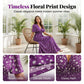🔥50% OFF!✈️Free Shipping🔥Women's Elegant Floral V-Neck Dress⌛Limited-time free gift🎁