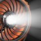 🔋 Long-Lasting Turbo Camping Fan with 100 Speeds