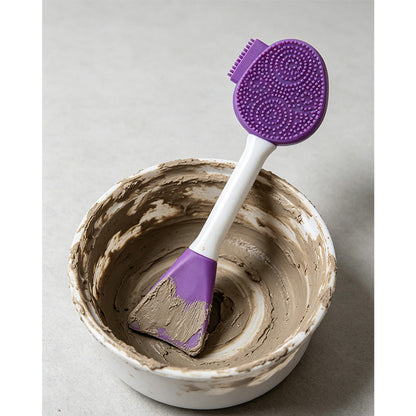 🔥Buy 1 Get 1 Free🔥 2-in-1 Silicone Face Mask Brush & Cleanser