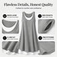 🎭 Versatile Sleeveless Faux Two-Piece Dress