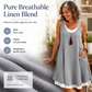 🎭 Versatile Sleeveless Faux Two-Piece Dress
