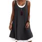 🎭 Versatile Sleeveless Faux Two-Piece Dress