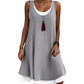 🎭 Versatile Sleeveless Faux Two-Piece Dress