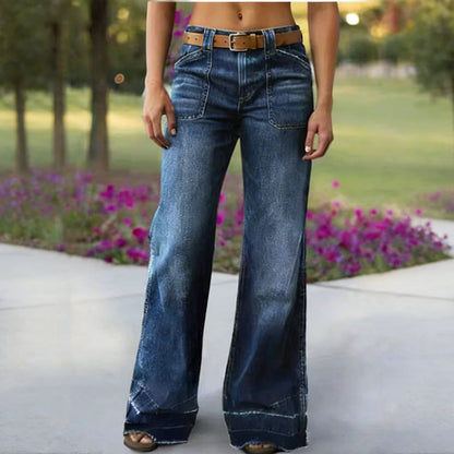 🔥50% OFF!✈️Free Shipping🏙️ Retro-Inspired High Rise Flare Jeans