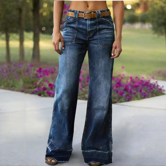 🔥50% OFF!✈️Free Shipping🏙️ Retro-Inspired High Rise Flare Jeans