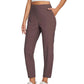 🏢 Comfort Stretch High-Waist Trousers with Zip Pockets— Lightweight Fabric for Work, Travel & Weekends