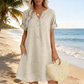 🏖️ Summer-Ready V-Neck Tunic Dress — Breezy, Comfortable & Packable for Holidays