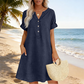 🏖️ Summer-Ready V-Neck Tunic Dress — Breezy, Comfortable & Packable for Holidays