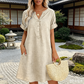 🏖️ Summer-Ready V-Neck Tunic Dress — Breezy, Comfortable & Packable for Holidays