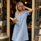 🏖️ Summer-Ready V-Neck Tunic Dress — Breezy, Comfortable & Packable for Holidays