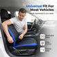 🚗 UNIVERSAL 9-PIECE CAR SEAT COVER SET FOR 5-SEAT VEHICLES — Full Coverage Protection | Breathable Fabric | Easy to Install & Wash 🛡️