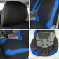 🚗 UNIVERSAL 9-PIECE CAR SEAT COVER SET FOR 5-SEAT VEHICLES — Full Coverage Protection | Breathable Fabric | Easy to Install & Wash 🛡️