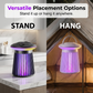 🔋 Rechargeable Portable Bug Zapper with UV Light — Cordless Mosquito Killer for Indoor