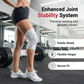 🦵 Adjustable Compression Knee Brace with Twist Knob — Custom Fit Support for Sports & Recovery
