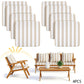 👌 Custom Fit Outdoor Sofa Cushion Covers — Waterproof Zippered Slipcovers,
