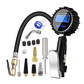 💞50K+ SOLD! 🔧 Digital Tyre Pressure Gauge & Inflator: ±1% Accuracy, 4 Units, Brass & Steel