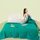 🛏️ Solid Colour Lightweight Cooling Summer Quilt — Low Tog Breathable Duvet