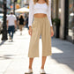 🥳 50% OFF! 🥳Women's High-Waist Smocked Wide-Leg Pants